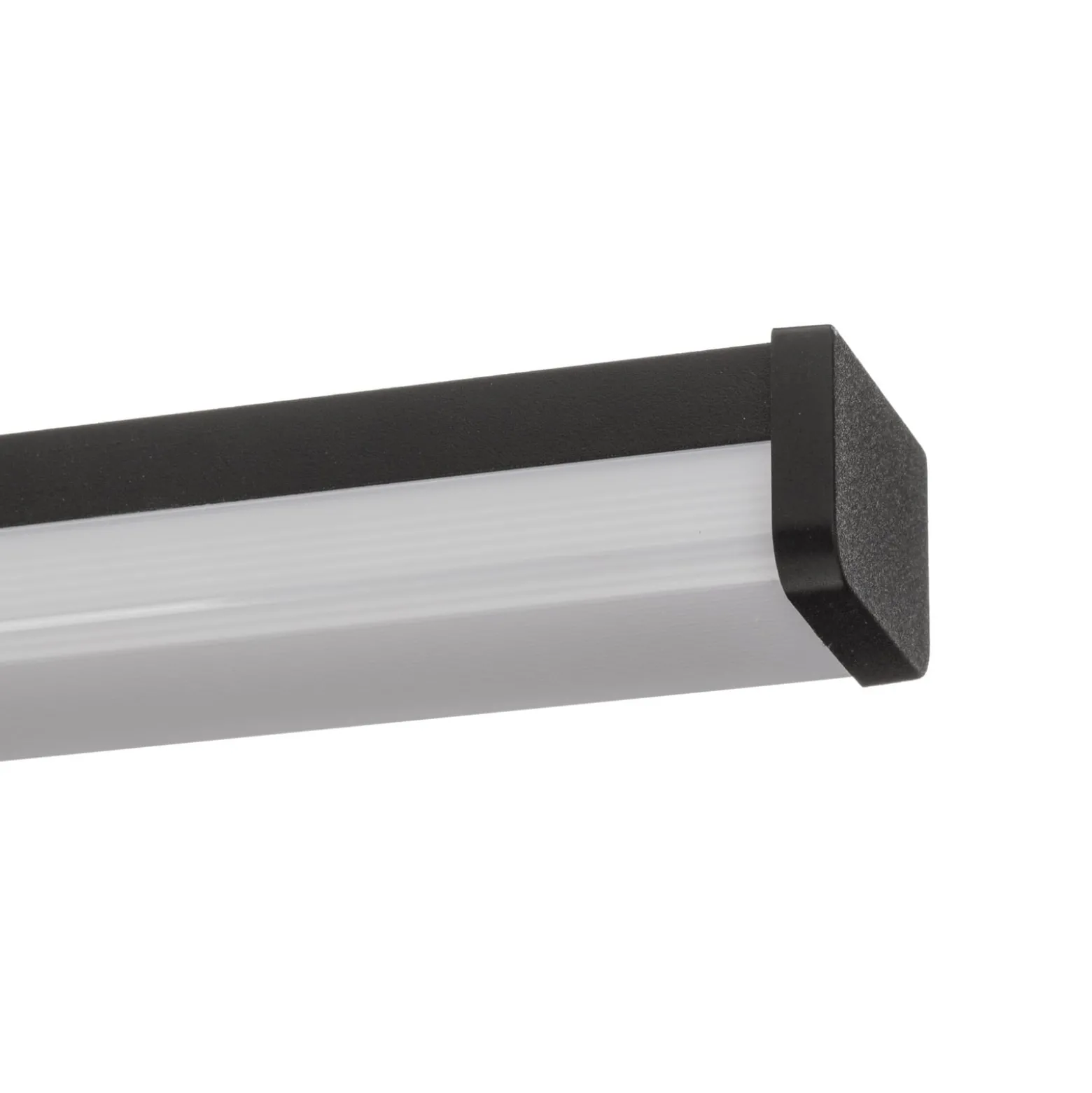 LED-seinävalaisin Lino, mattamusta/valkoinen