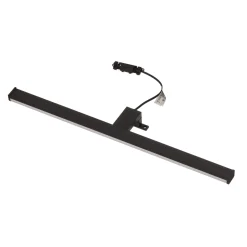 LED-seinävalaisin Lino, mattamusta/valkoinen