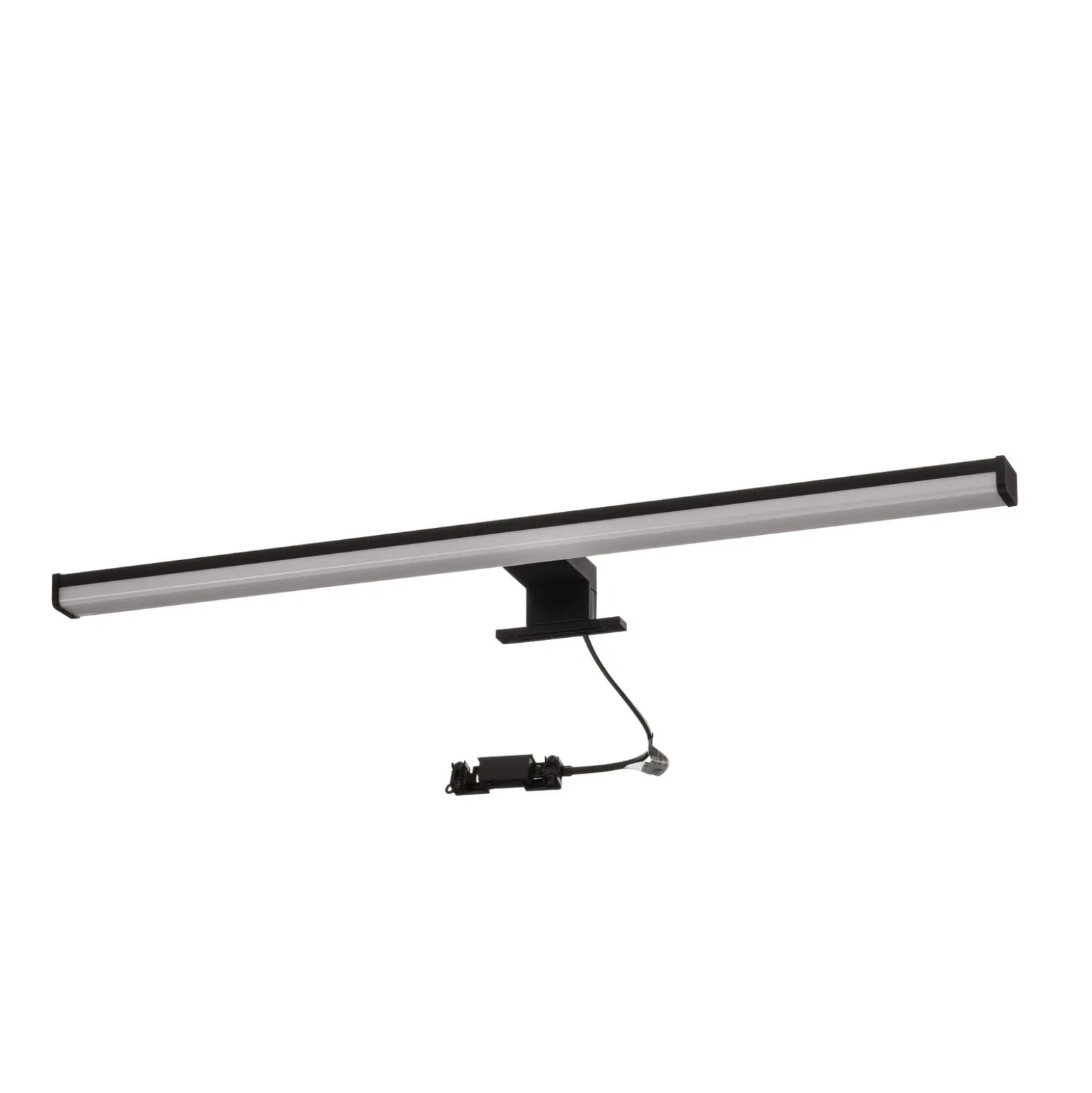 LED-seinävalaisin Lino, mattamusta/valkoinen