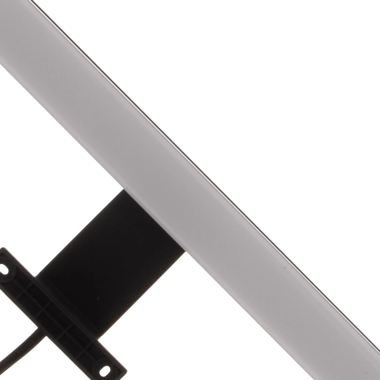 LED-seinävalaisin Lino, mattamusta/valkoinen