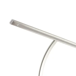LED-seinävalaisin Matisse, leveys 34 cm, hopea
