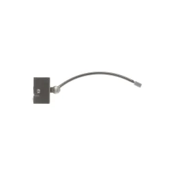 LED-seinävalaisin Matisse, leveys 34 cm, hopea