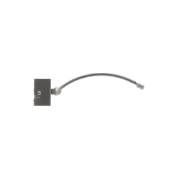 LED-seinävalaisin Matisse, leveys 45 cm, hopea