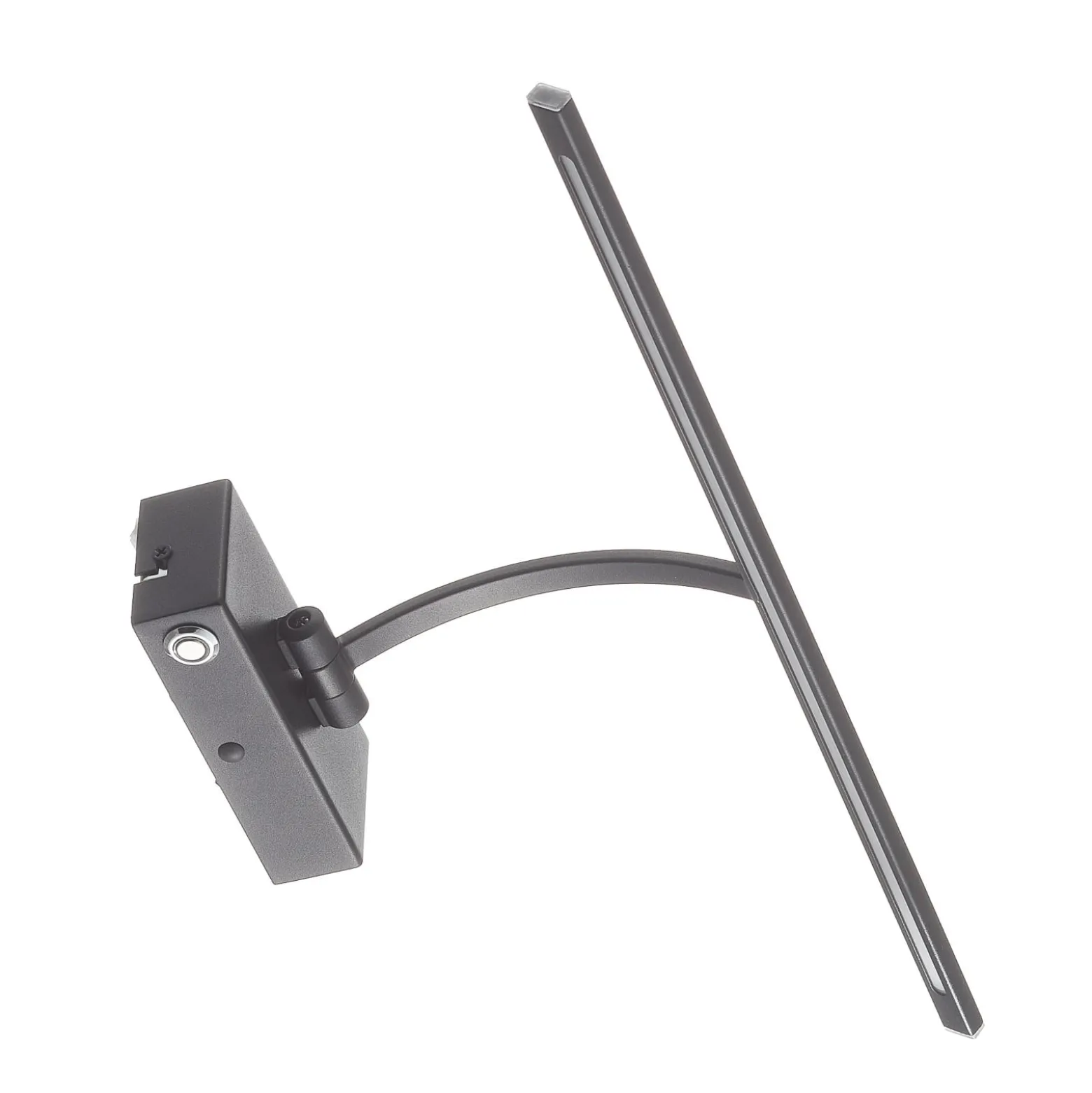 LED-seinävalaisin Matisse, leveys 45 cm, musta