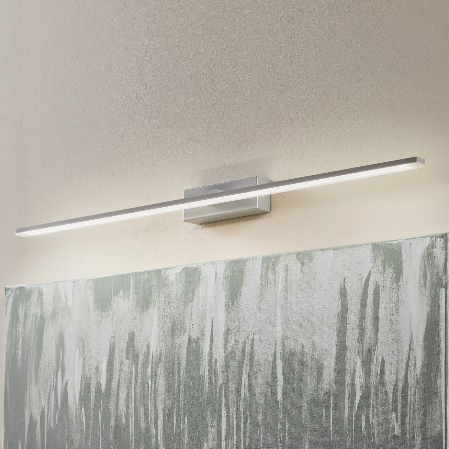 LED-seinävalaisin Miroir 80 cm alumiini 4000K