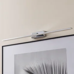LED-seinävalaisin Miroir 80 cm kromi 4000K