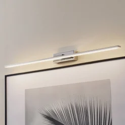 LED-seinävalaisin Miroir 80 cm kromi 3000K