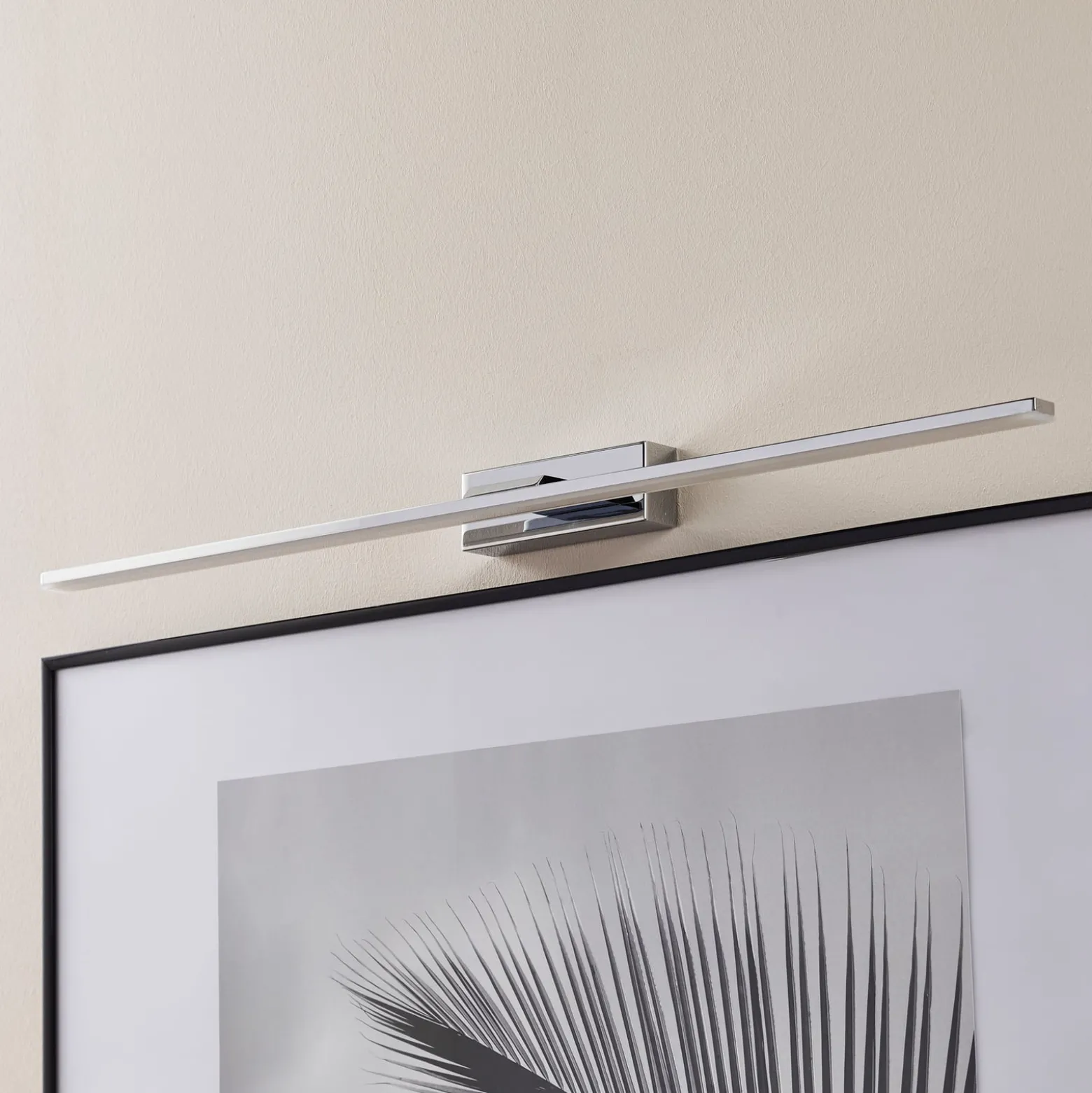 LED-seinävalaisin Miroir 80 cm kromi 3000K