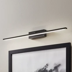 LED-seinävalaisin Miroir 60 cm musta 4000K