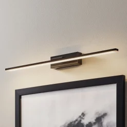 LED-seinävalaisin Miroir 60 cm musta 3000K