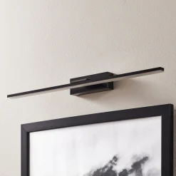 LED-seinävalaisin Miroir 60 cm musta 3000K