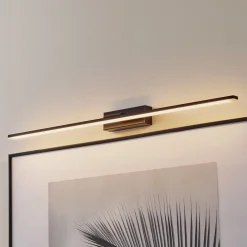 LED-seinävalaisin Miroir 80 cm musta 4000K