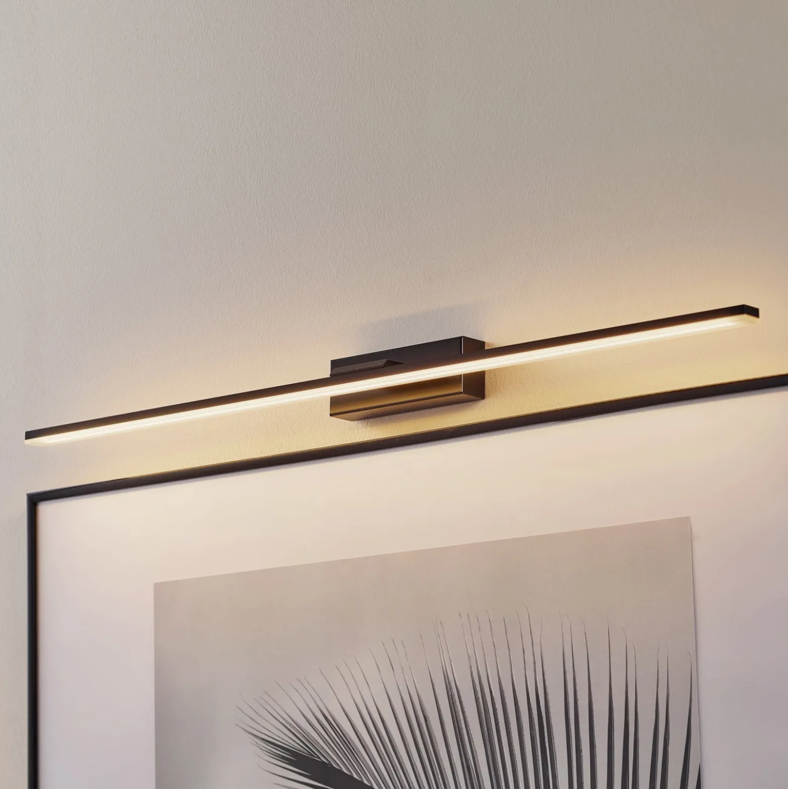 LED-seinävalaisin Miroir 80 cm musta 4000K
