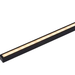 LED-seinävalaisin Mizar, 90 cm, musta, IP44