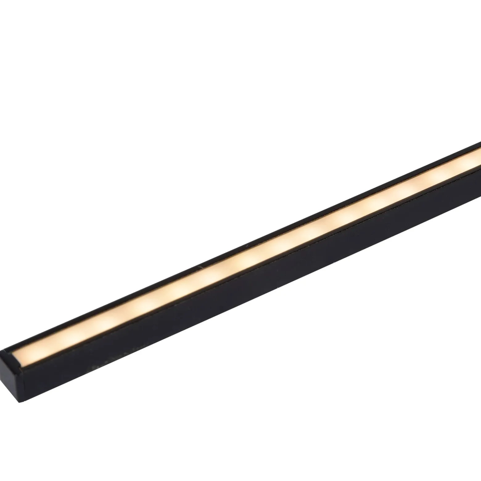 LED-seinävalaisin Mizar, 90 cm, musta, IP44