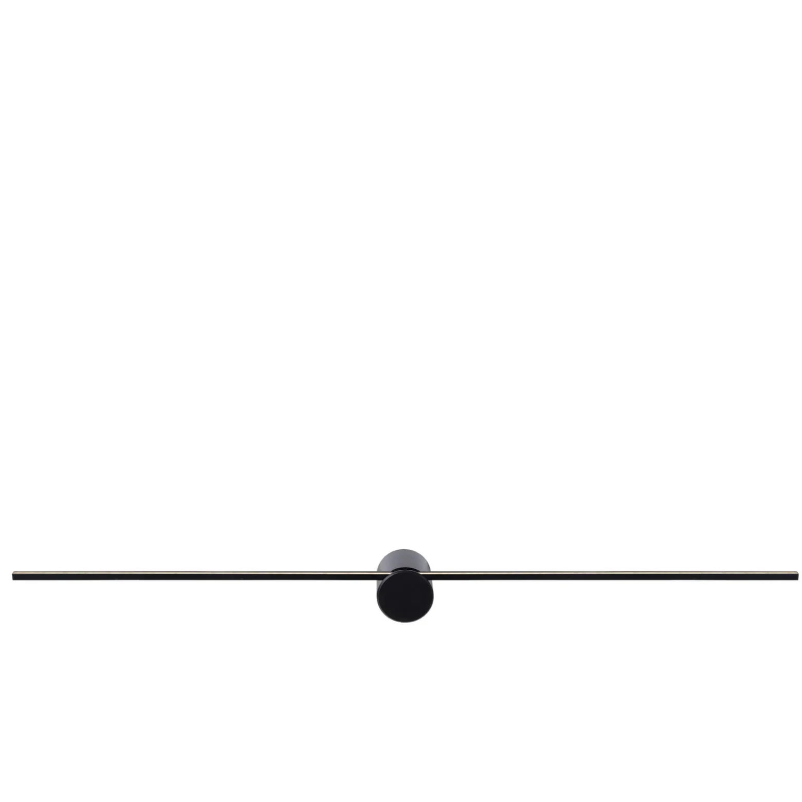 LED-seinävalaisin Mizar, 90 cm, musta, IP44