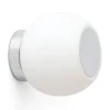 LED-seinävalaisin Moy, kromi, lasivarjostin