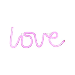 LED-seinävalaisin Neon Love, USB