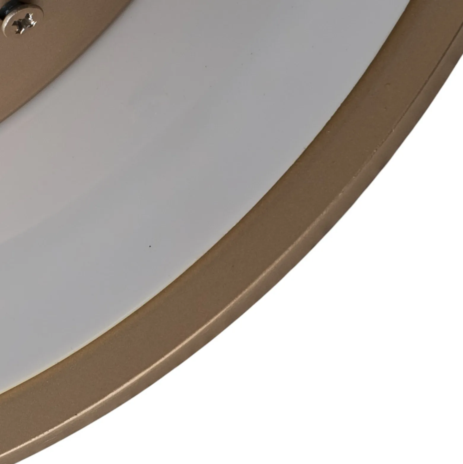 LED-seinävalaisin Orios Plus, kulta, Ø 30 cm, teräs