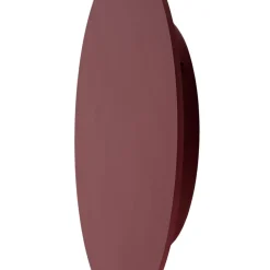 LED-seinävalaisin Orios Plus, punainen, Ø 30 cm, teräs