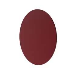 LED-seinävalaisin Orios Plus, punainen, Ø 30 cm, teräs