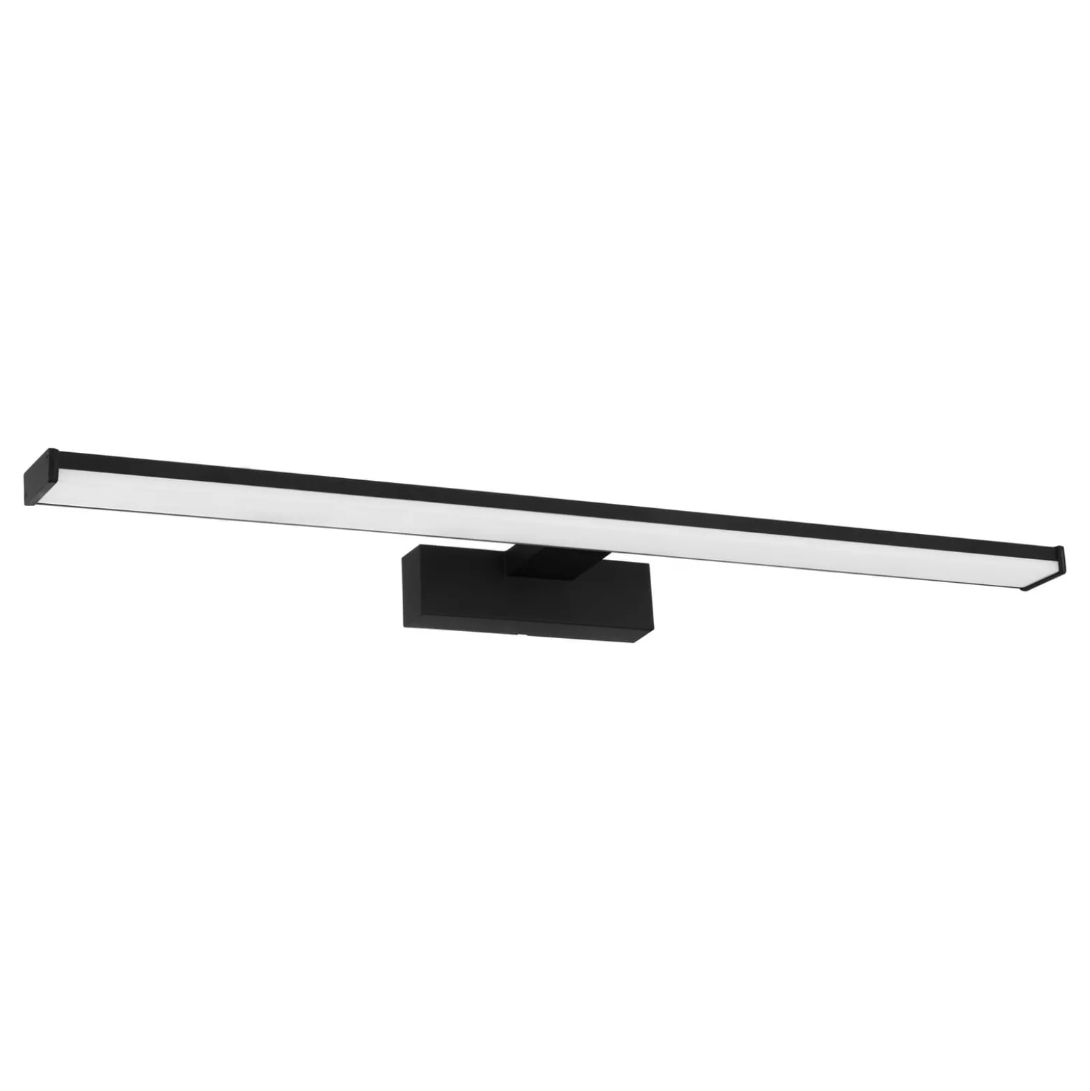 LED-seinävalaisin Pandella 1, pituus 60 cm, musta, alumiini