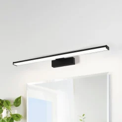 LED-seinävalaisin Pandella 1, pituus 60 cm, musta, alumiini