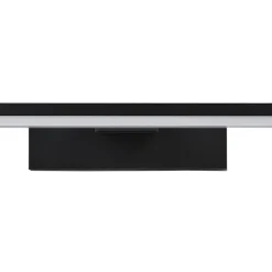 LED-seinävalaisin Pandella 1, pituus 60 cm, musta, alumiini