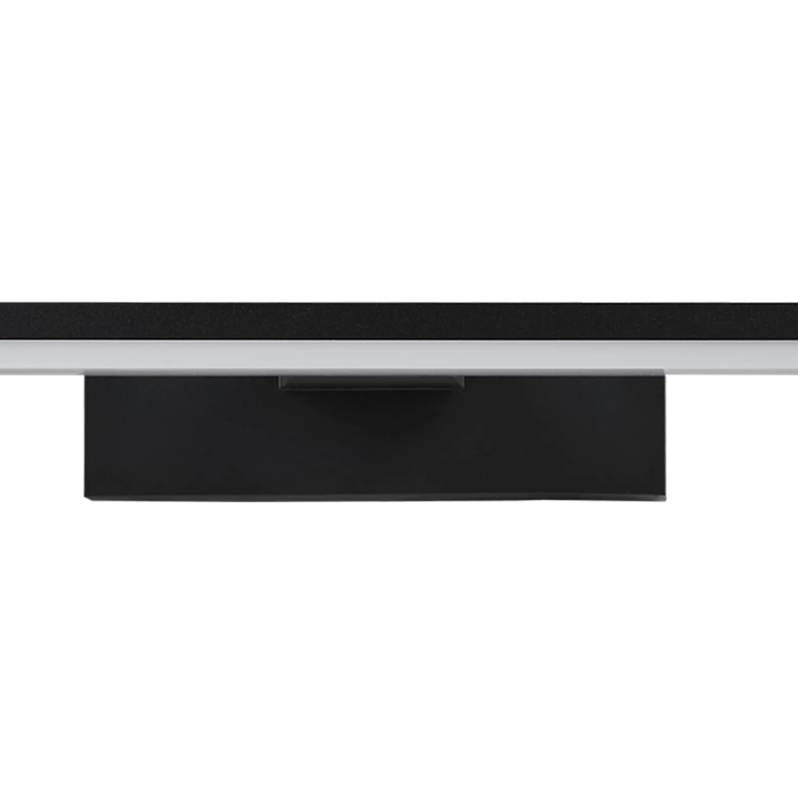 LED-seinävalaisin Pandella 1, pituus 60 cm, musta, alumiini
