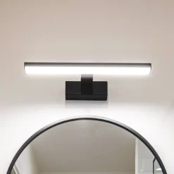 LED-seinävalaisin Pandella 1, pituus 40 cm, musta, alumiini