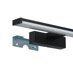 LED-seinävalaisin Pandella 1, pituus 40 cm, musta, alumiini