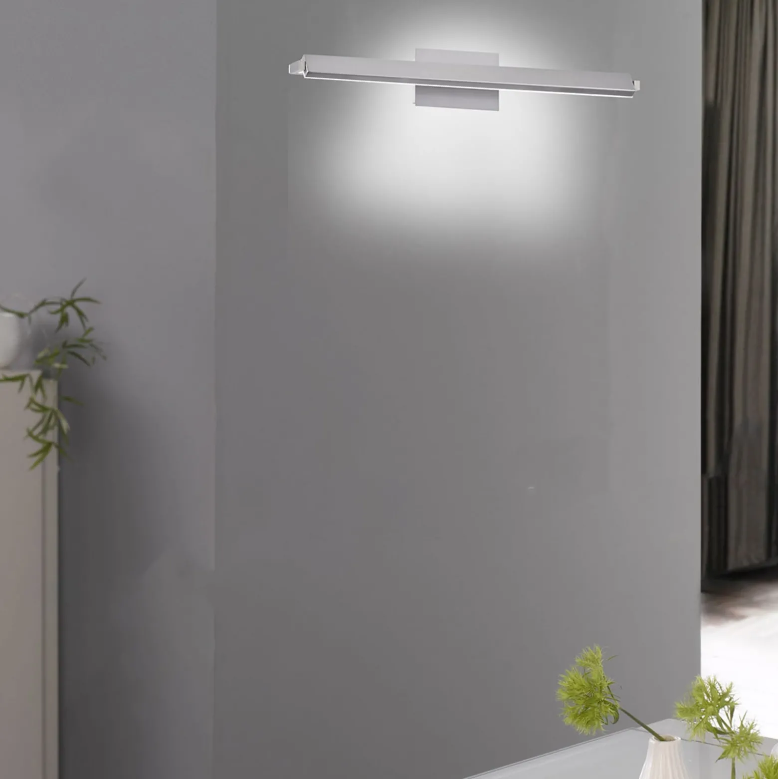 LED-seinävalaisin Pare TW, himmennin, 3 valon väriä 60cm