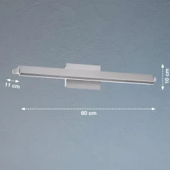 LED-seinävalaisin Pare TW, himmennin, 3 valon väriä 60cm