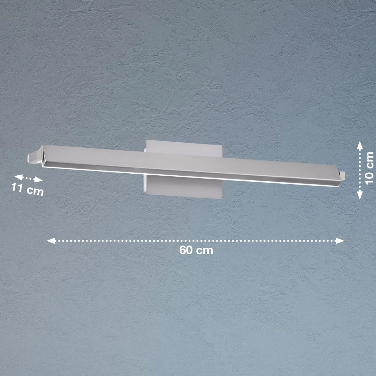 LED-seinävalaisin Pare TW, himmennin, 3 valon väriä 60cm