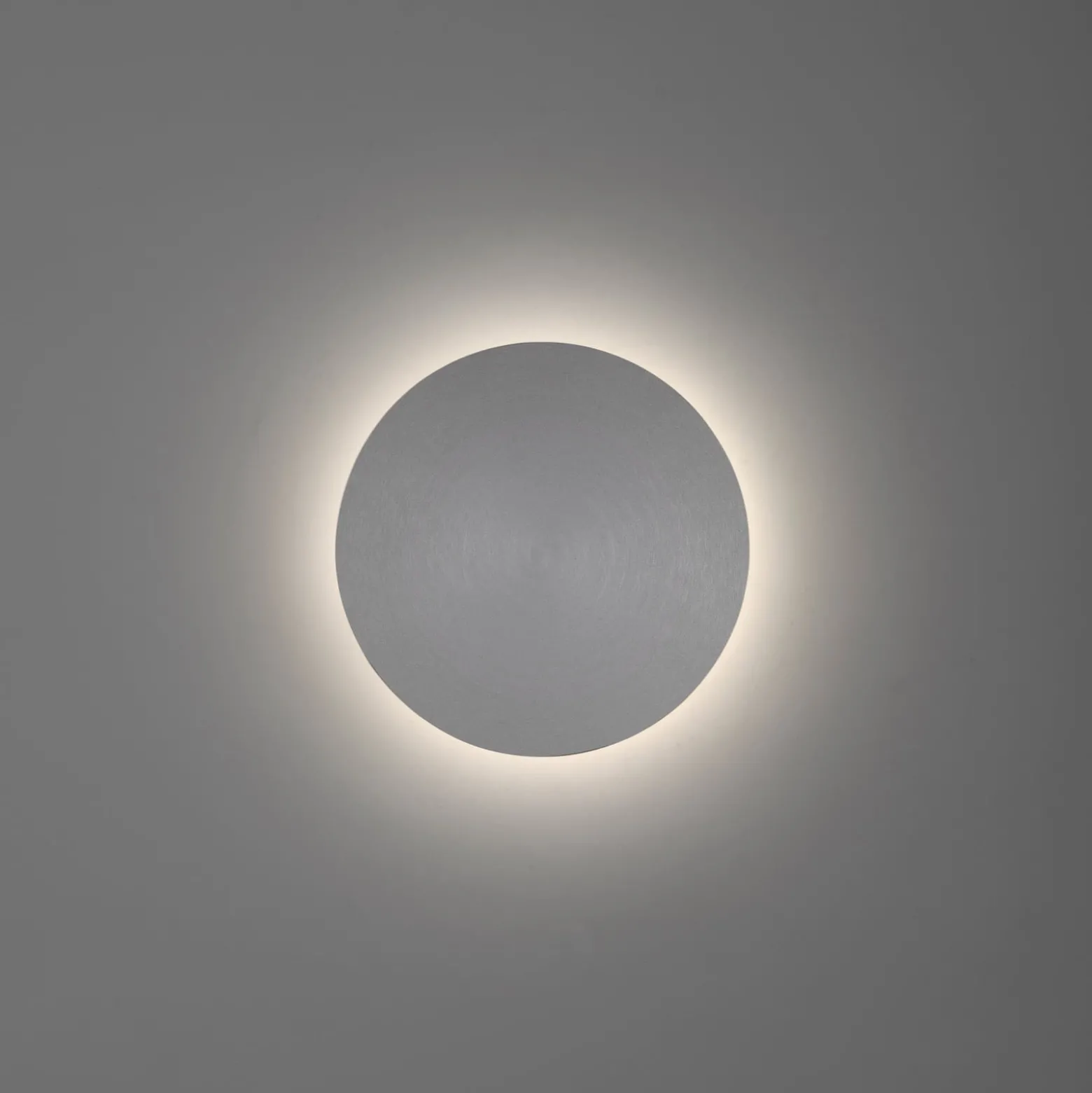 LED-seinävalaisin paristo Puntua Ø 18 cm harmaa