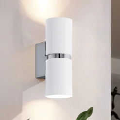 LED-seinävalaisin Passa, pyöreä, valkloinen