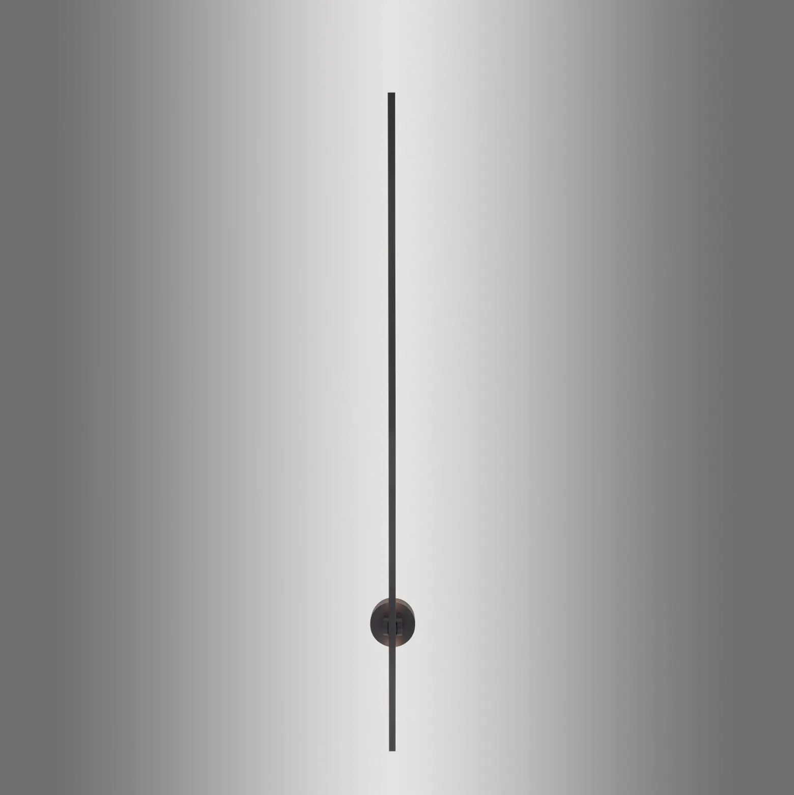 LED-seinävalaisin PURE Grafo, musta, korkeus 117 cm
