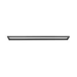 LED-seinävalaisin PURE Puro, harmaa, leveys 100 cm, alumiini, himmennin