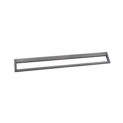 LED-seinävalaisin PURE Puro, harmaa, leveys 100 cm, alumiini, himmennin