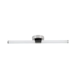 LED-seinävalaisin Ramola, kromivärinen, leveys 60 cm, IP44, CCT
