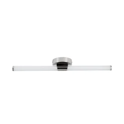 LED-seinävalaisin Ramola, kromivärinen, leveys 60 cm, IP44, CCT