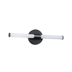 LED-seinävalaisin Ramola, musta, leveys 45 cm, IP44, CCT