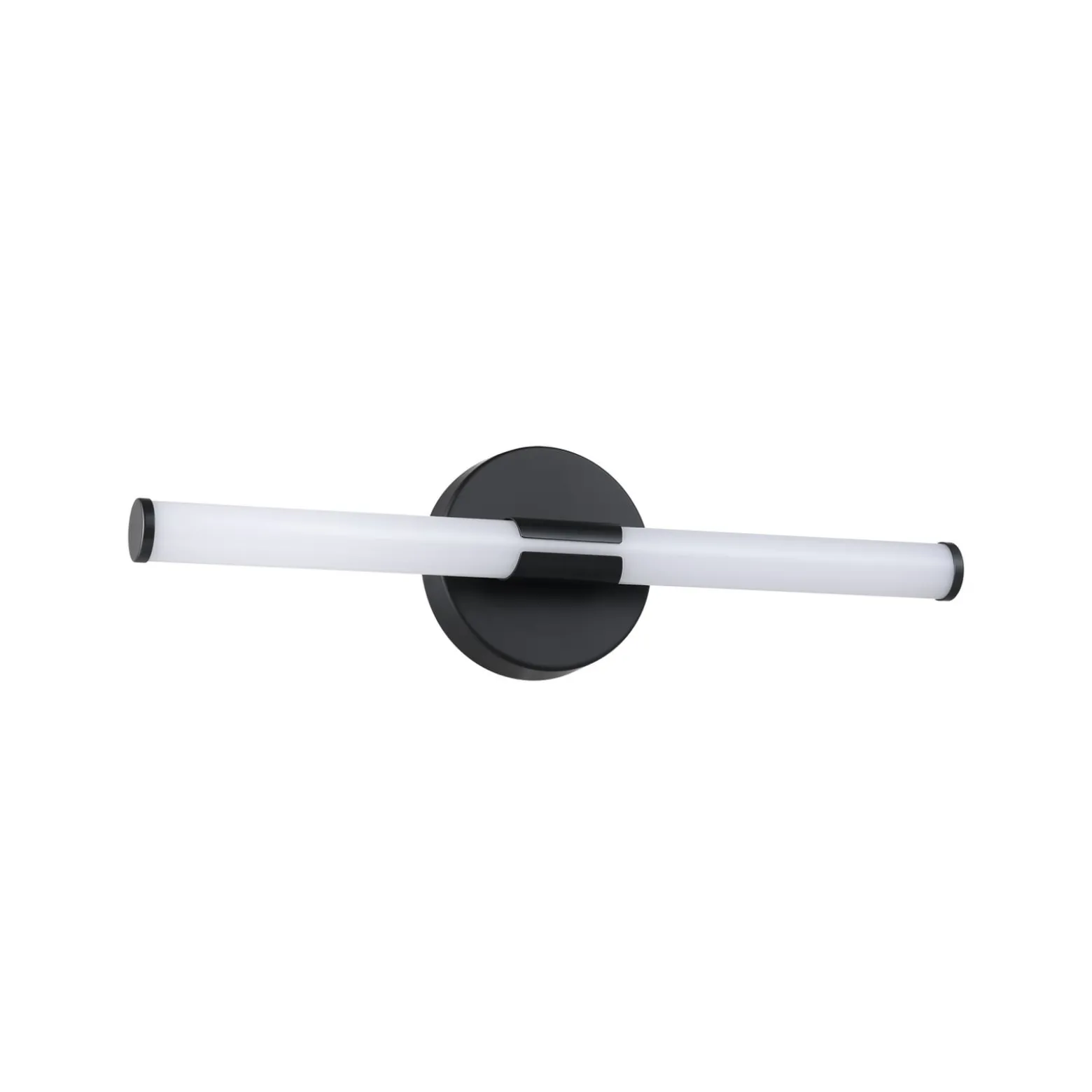 LED-seinävalaisin Ramola, musta, leveys 45 cm, IP44, CCT
