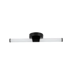 LED-seinävalaisin Ramola, musta, leveys 45 cm, IP44, CCT