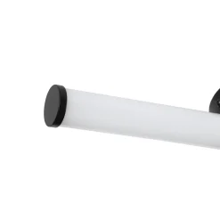LED-seinävalaisin Ramola, musta, leveys 45 cm, IP44, CCT