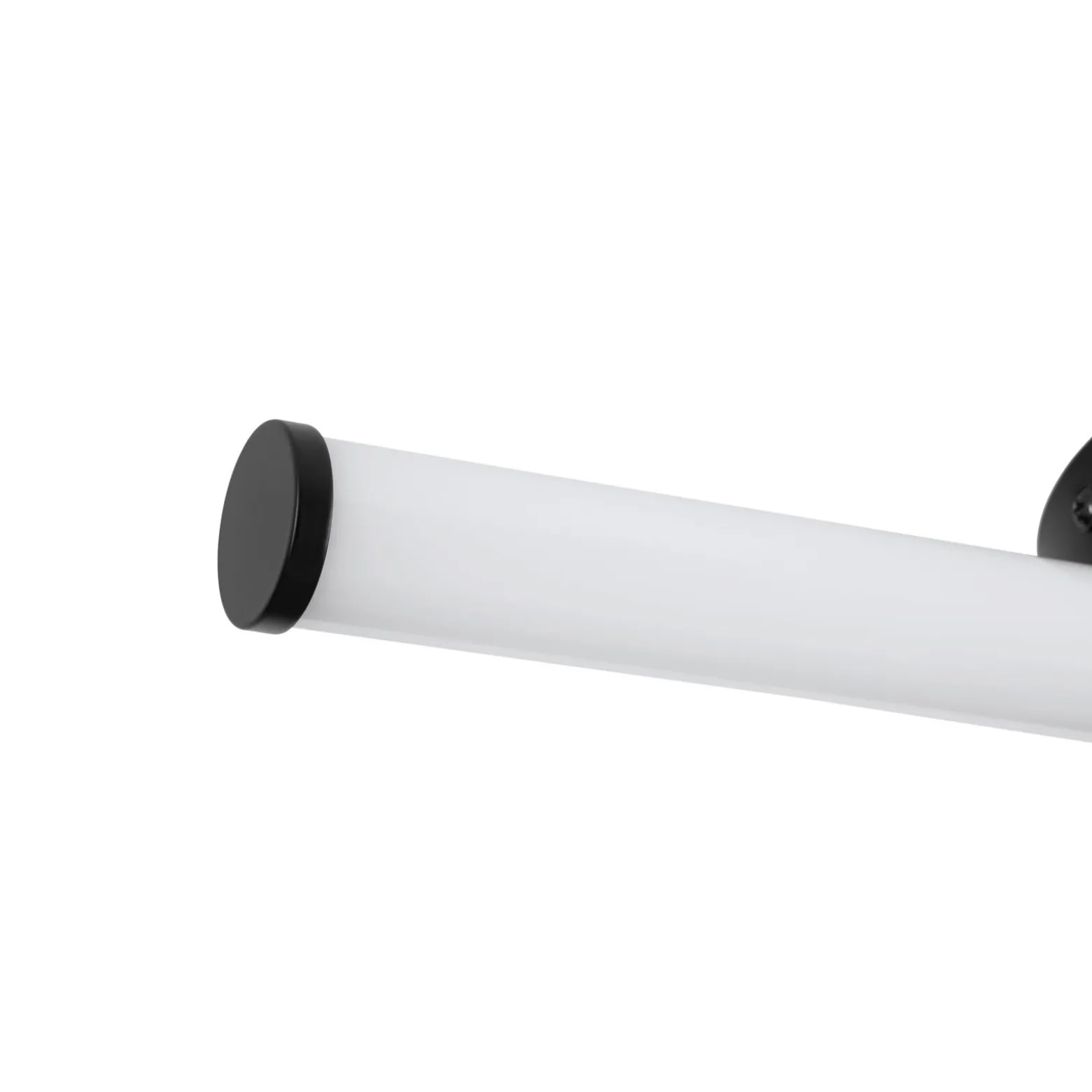 LED-seinävalaisin Ramola, musta, leveys 45 cm, IP44, CCT