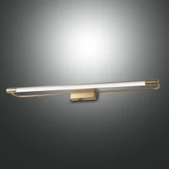 LED-seinävalaisin Rapallo, messinki, IP44, 60 cm
