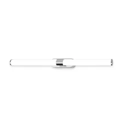 LED-seinävalaisin Runt, pituus 60 cm, kromi, 4 000 K, IP44