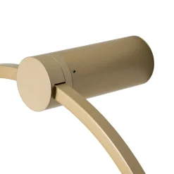 LED-seinävalaisin Saturno, kulta, Ø 50 cm, metalli, 4 000 K