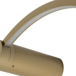 LED-seinävalaisin Saturno, kulta, Ø 50 cm, metalli, 4 000 K